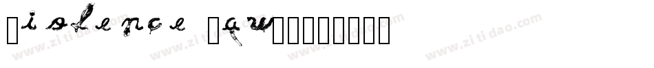 Violence Raw字体字体转换